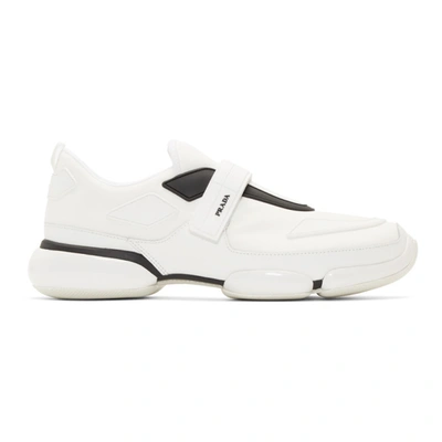 Prada Sneakers Mit Klettverschluss In White