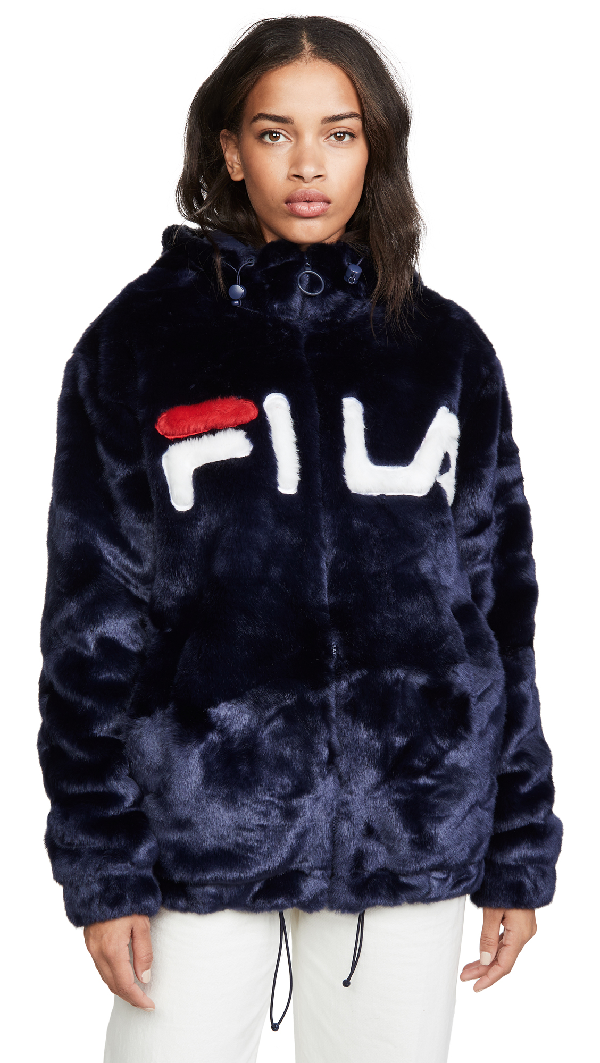 fila fur hoodie