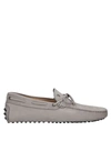 Tod's Loafers In Light Grey