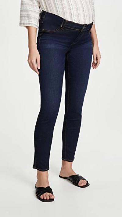7 For All Mankind Relaxed Skinny Slim Illusion Homeland In Blue