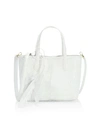 Nancy Gonzalez Women's Mini Erica Crocodile Tote In White