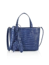 Nancy Gonzalez Women's Mini Erica Crocodile Tote In Blue