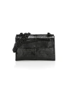 Nancy Gonzalez Mini Madison Crocodile Shoulder Bag In Black