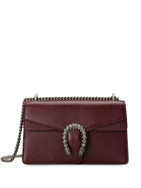 Gucci Red Dionysus Chain Strap Shoulder Bag In Bordeaux | ModeSens