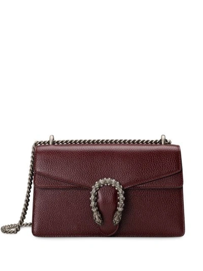 Gucci Red Dionysus Chain Strap Shoulder Bag In Red