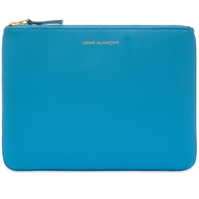 Comme Des Garçons Comme Des Garcons Sa5100 Classic Wallet In Blue