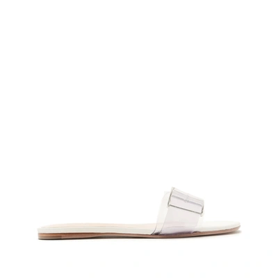 Schutz Catheleia Flat Sandal In White