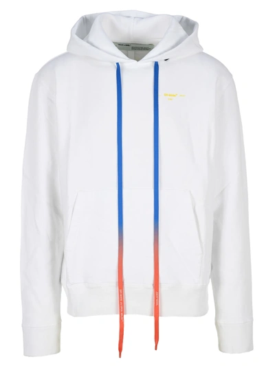Pre-owned Off-white Acrylic Arrows Hoodie White/yellow