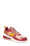 Nike Air Max 270 React Sneaker In Noble Red/ Dark -gold