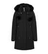 Moose Knuckles Padded Cotton-blend Hooded Down Parka In Black