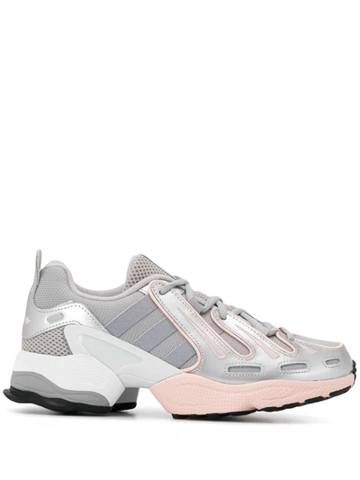 Adidas Originals Eqt Gazelle Ridged Heel Sneakers In Silver | ModeSens