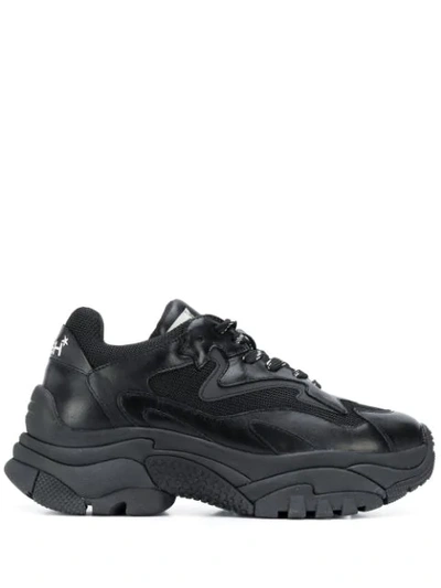 Ash Addict Chunky Sneakers In Black