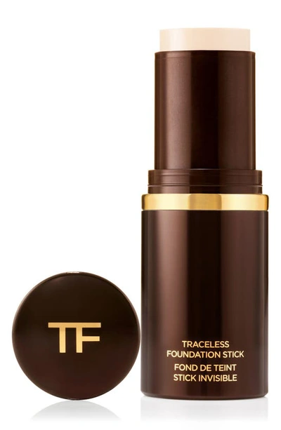 Tom Ford Traceless Foundation Stick 0.1 Cameo 0.5 oz/ 15 G In 0.1 Cameo (very Fair With Neutral Undertones)