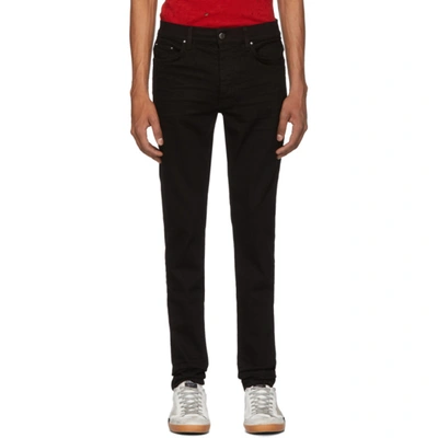 Amiri Black Stack Jeans In Blk