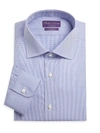 Ralph Lauren Aston Gingham Sport Shirt In Sky Blue White