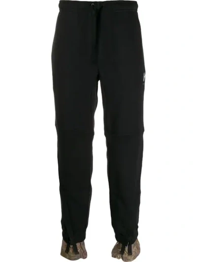 Alyx Nike Cotton Jersey Sweatpants W/ Zips In Black
