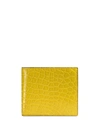Gucci Embossed Bi-fold Wallet In Yellow