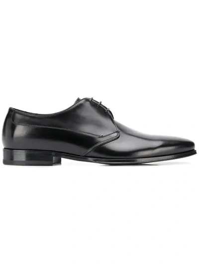 Dolce & Gabbana Leather Derby Shoes Black