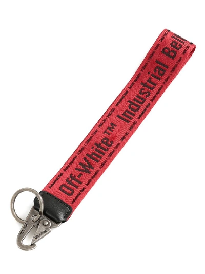 Off-white Industrial Key Chain In Red No Color