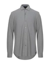 Drumohr Shirts In Grey