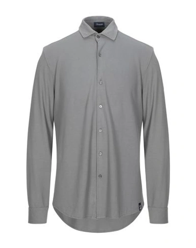 Drumohr Shirts In Grey