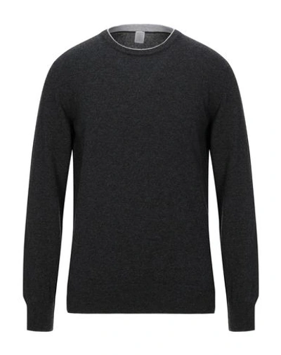Eleventy Sweaters In Steel Grey