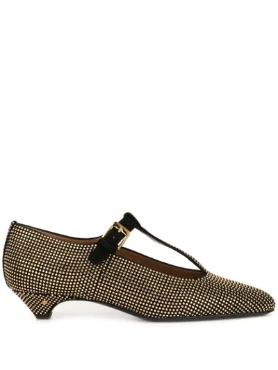Laurence Dacade Vroni Studded Pumps In Gold