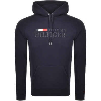 Tommy Hilfiger Logo Hoodie Navy