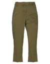 Dondup Cropped Pants In Green