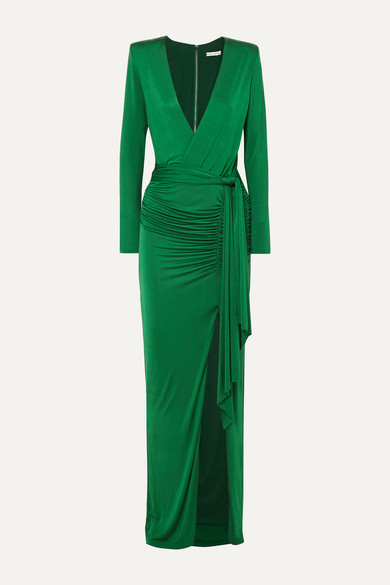 coast orla twist dress green