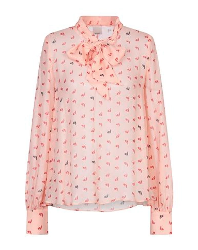 Pinko Shirts In Salmon Pink