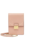 Fendi Kan U Vertical Wallet On Chain In Pink