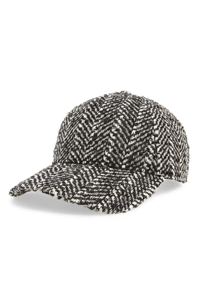 Rag & Bone Marilyn Baseball Cap In Black Multi