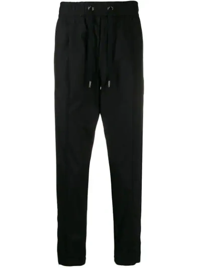 Dolce & Gabbana Logo Track Trousers In Black