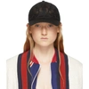 Gucci Black Gg Embroidered Baseball Cap