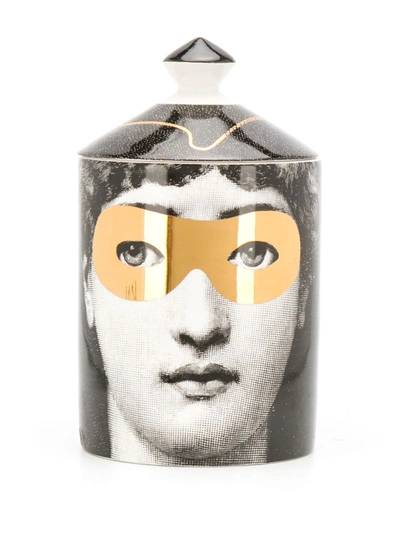 Fornasetti Burlesque Scented Candle (300g) In Black