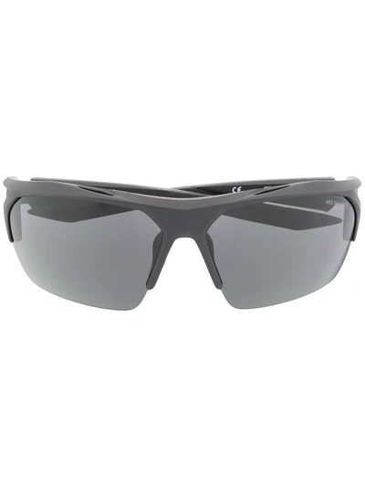 Nike Kids' 67mm Tempest Sunglasses In Matte Black/ Cool Grey