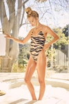 Lna Tangier One Piece In Tiger Print