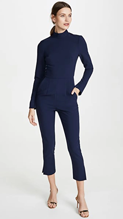 Black Halo Coen Jumpsuit In Pacific Blue
