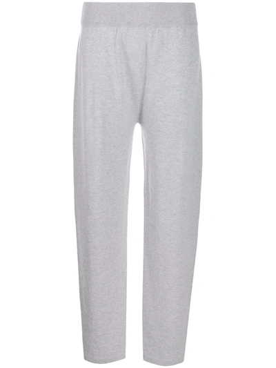Agnona Knitted Trousers In Grey