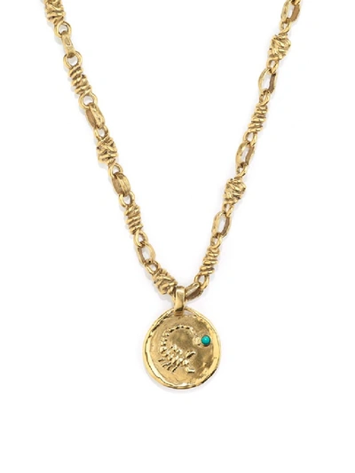 Goossens Gold Scorpio Talisman Necklace In Not Applicable