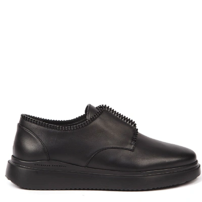 Giuseppe Zanotti Black  Leather Sneaker