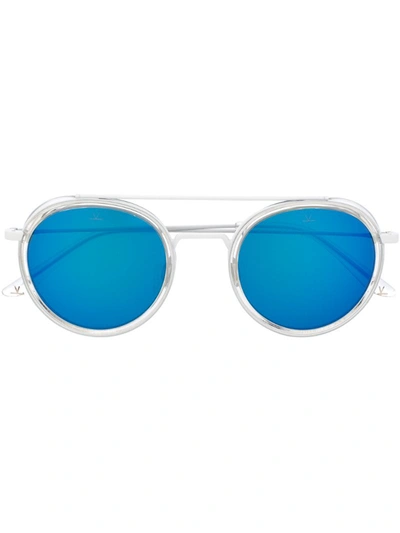 Vuarnet Edge 1613 Round Sunglasses In White