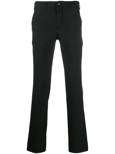 Comme Des Garçons Homme Deux Straight-leg Woven Trousers In Black