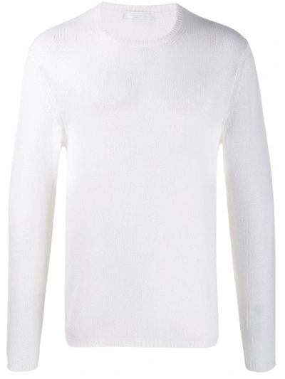 Prada Crew-neck Jumper In White