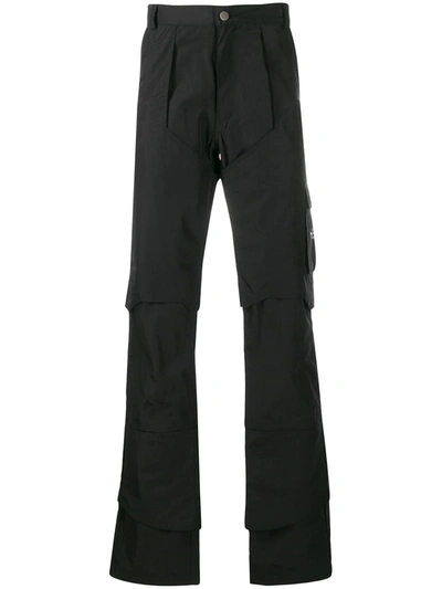 Heliot Emil Workwear Cargo Trousers In Black