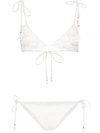 Zimmermann Kirra Laser-cut Bikini Set In White