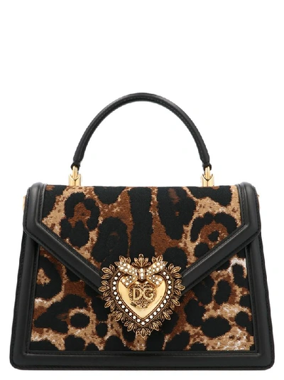 Dolce & Gabbana Devotion Shoulder Bag In Multi