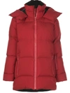 Aztech Mountain Elk Mountain Padded Coat In Red