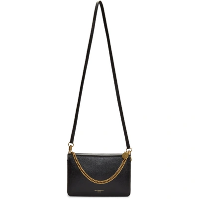 Givenchy Black Leather Cross3 Bag In C011 Black